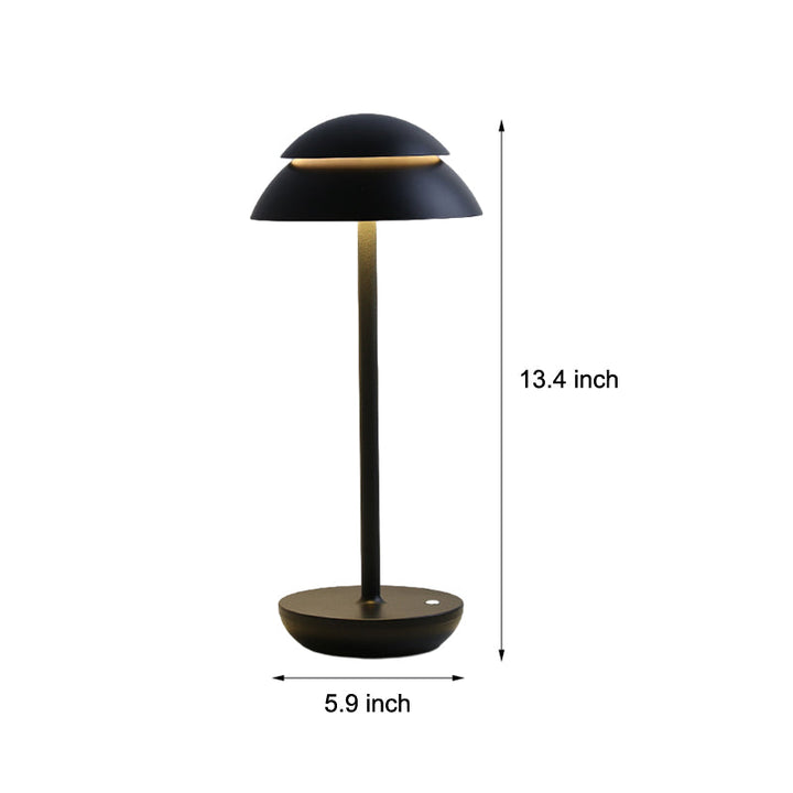Mushroom Dome Cordless LED Desk Lamp