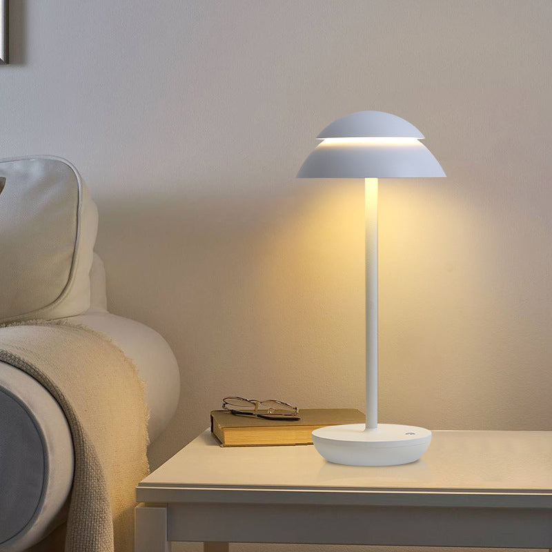 Mushroom Dome Cordless LED Desk Lamp
