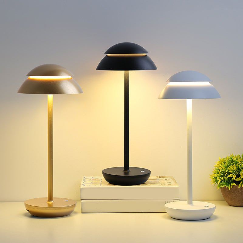Mushroom Dome Cordless LED Desk Lamp